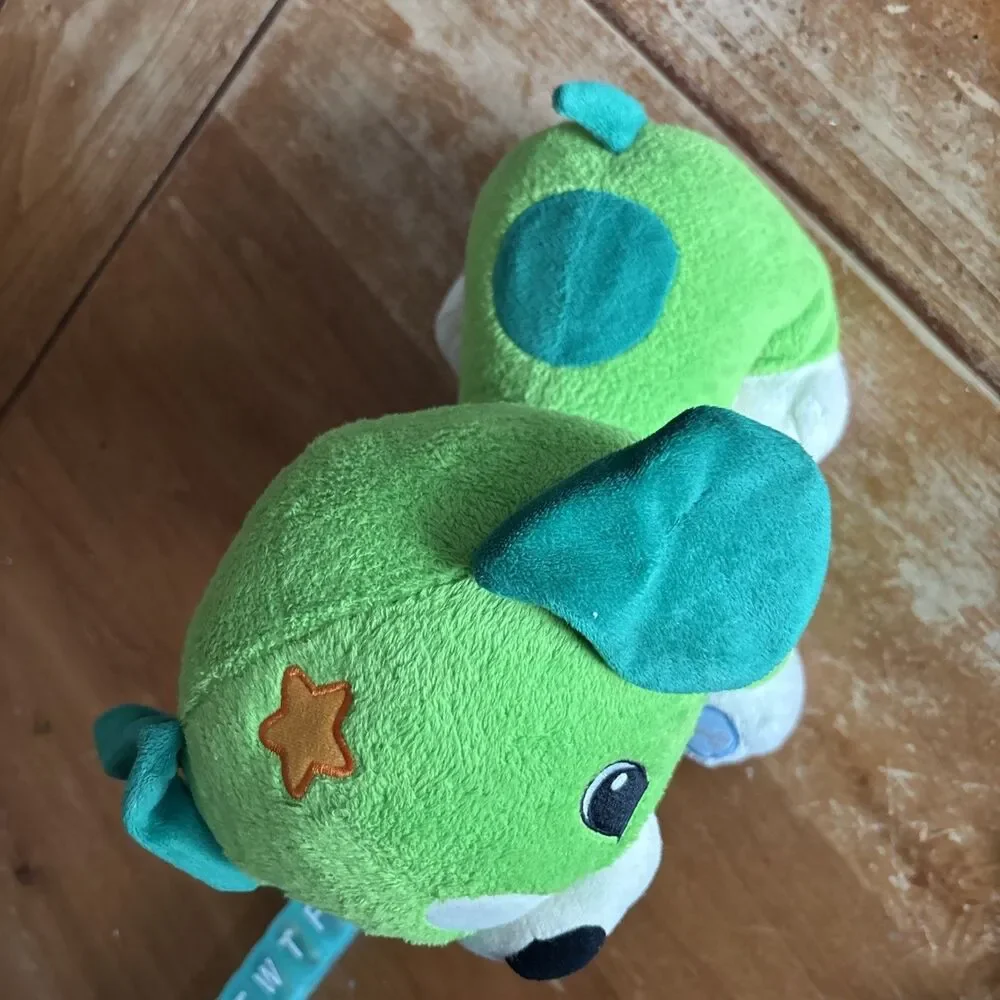Leap Frog Read With Me Scout Interactive Green Plush Dog Puppy. Tested And Works